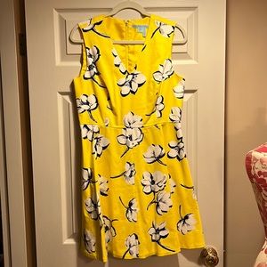 Draper James Yellow Floral Dress